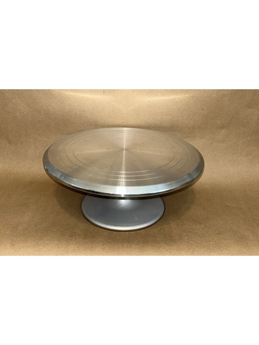 Cake Turntable Stand Rotating 12'' Aluminum Heavy-Duty Revolving Cake Decorating